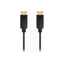 Cable AISENS DP 1.2/M a DP 1.2/M 0.5m Negro (A124-0737)