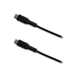 Cable CELLY USB-C a USB-C 60W 1m Negro (USBCUSBCBK)