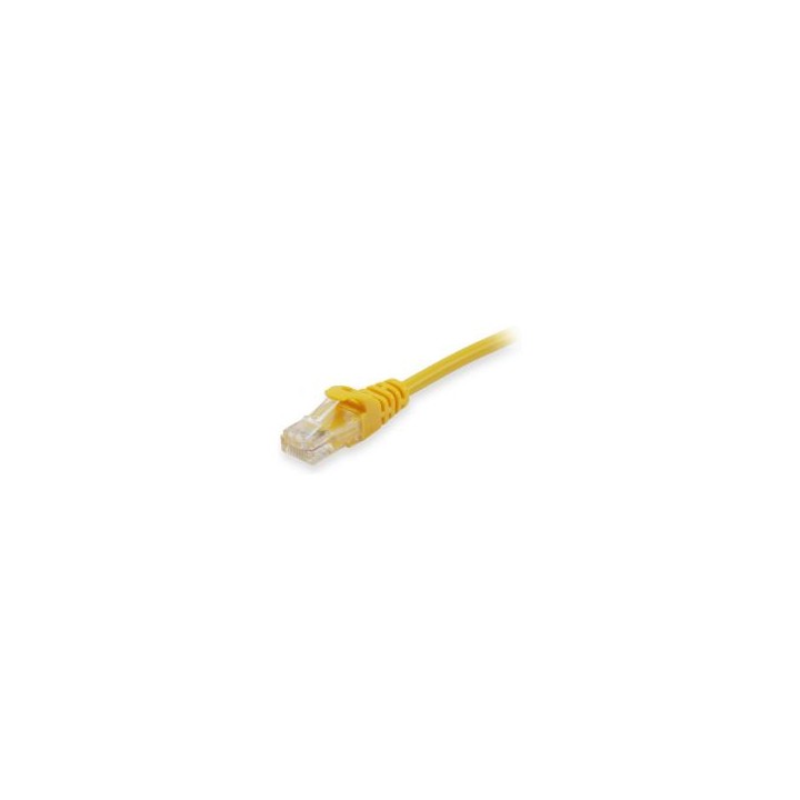 Cable EQUIP RJ45 Cat.6a U/UTP 0.5m Amarillo (EQ603061)
