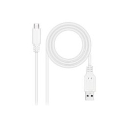 Nanocable USB-A/M a USB-C/M 1.5m (10.01.4001-L150-W)
