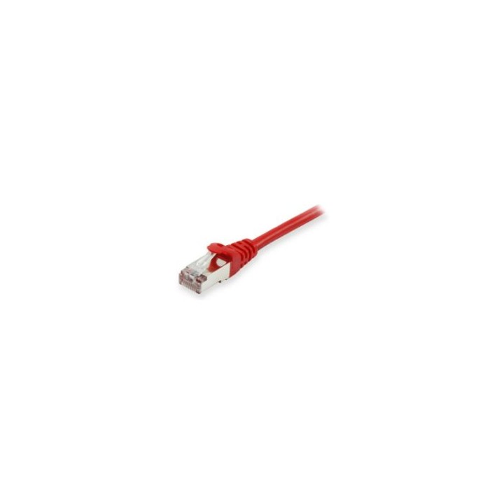 Cable EQUIP RJ45 Cat.6e S/FTP 10m Rojo (EQ606508)