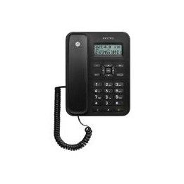 Teléfono Fijo Motorola CT202 Negro (107CT202BLACK)