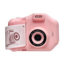 Cámara Digital DENVER 2.8" para Niños Rosa (KPC-1370P)