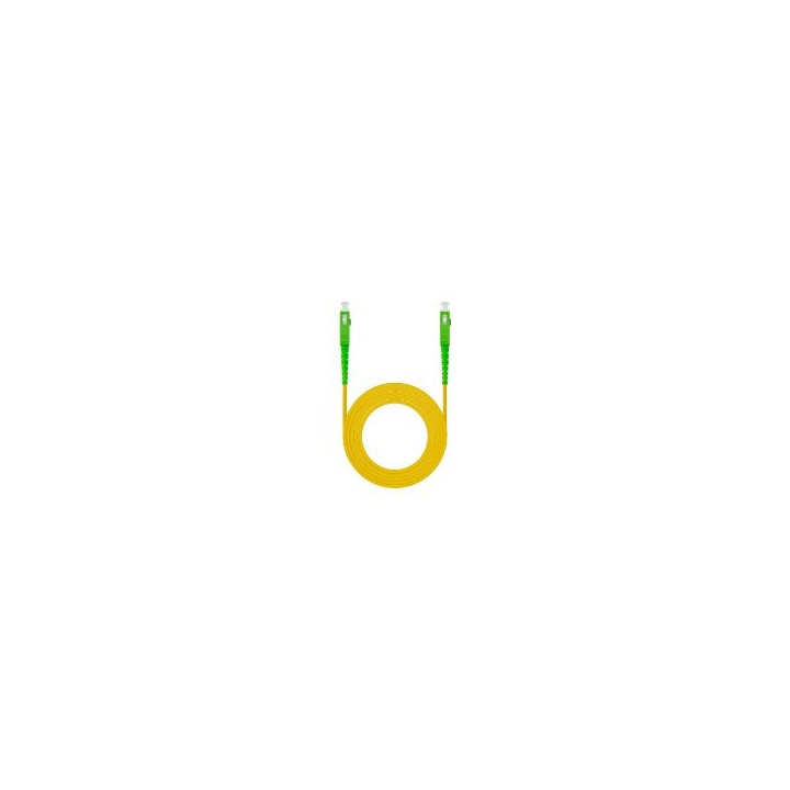 Fibra Nanocable SC/APC-SC/APC 20m Amarillo (10.20.0020)