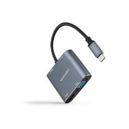 Adaptador Nanocable USB-C a HDMI/VGA/USB-A (10.16.4304)