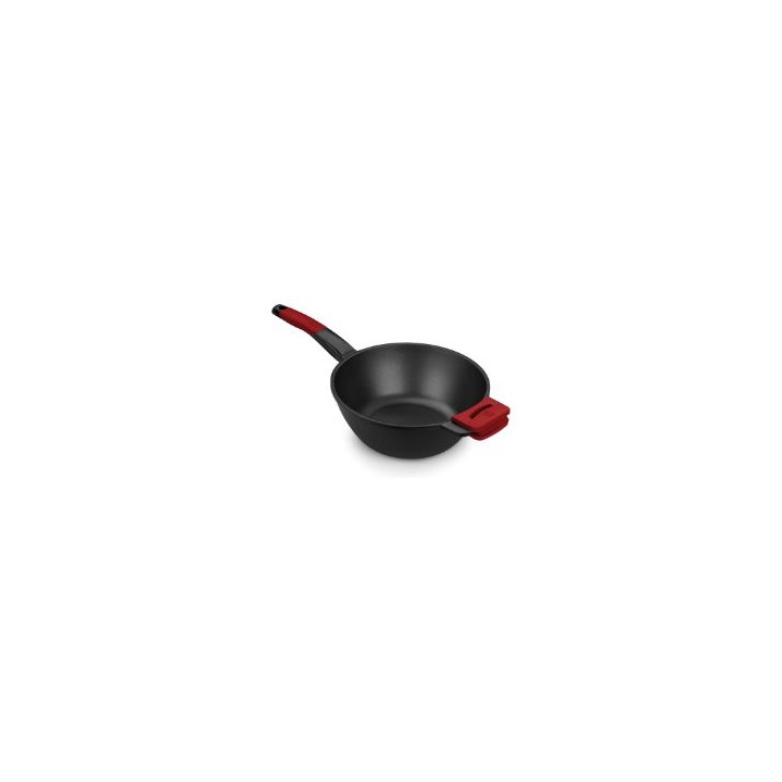 Sartén Bra Wok Premiere 28cm Negro/Rojo (A412028)