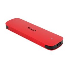 Caja Ext TooQ SSD M.2 NVMe USB-C 3.1 Roja (TQE-2201R)