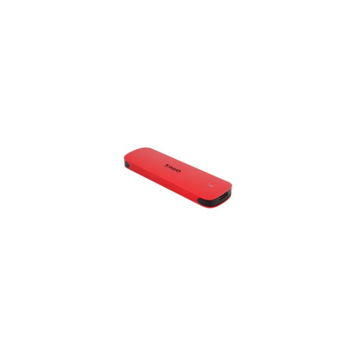 Caja Ext TooQ SSD M.2 NVMe USB-C 3.1 Roja (TQE-2201R)