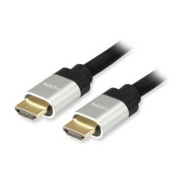 Cable EQUIP HDMI/M a HDMI/M 10m Gris/Negro (EQ119385)
