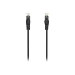 Cable AISENS RJ45 Cat.6a UTP 50cm Negro (A145-0586)