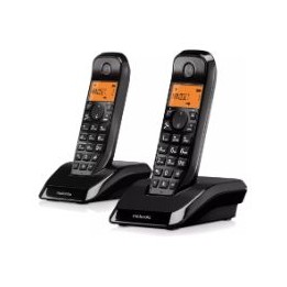 Teléfono Inalámbrico Motorola S12 Duo Negro (S1202)