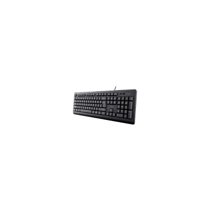 Teclado TRUST Primo Diestro QWERTY Negro (23883)