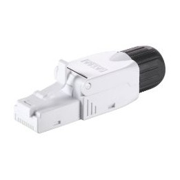 Conector EQUIP RJ45 Cat6a Kit 5 Negro/Blanco (EQ121162)