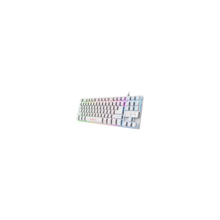 Teclado Gaming Trust GXT 833W Thado TKL Blanco (24739)