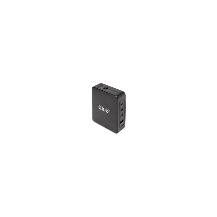 Cargador Viaje Club 3D 140W 3xUSB-C+1xUSB-A (CAC-1917)