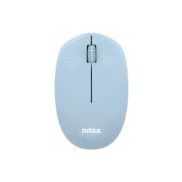 Ratón NILOX RF Wireless 1000dpi Azul Claro (NXMOWI4012)