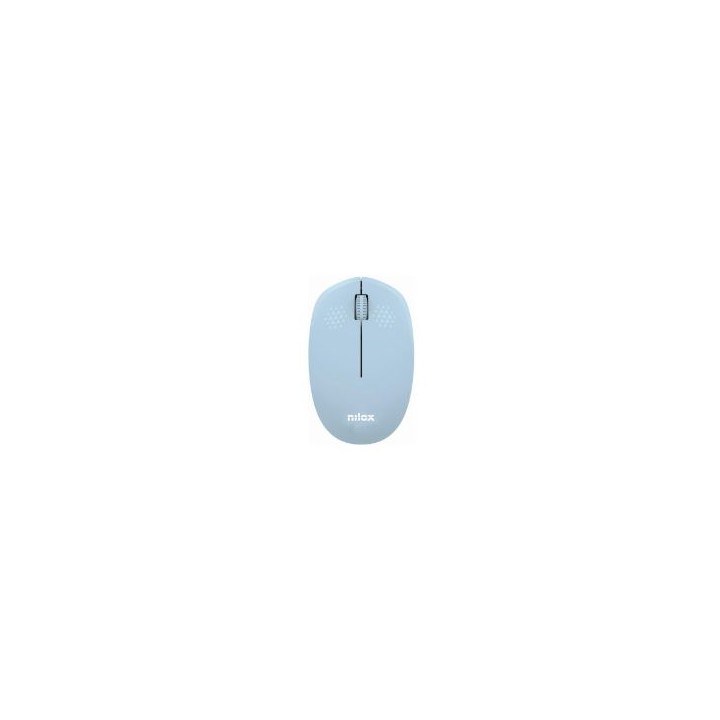 Ratón NILOX RF Wireless 1000dpi Azul Claro (NXMOWI4012)