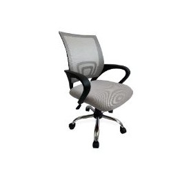 Silla de Oficina EQUIP Malla Gris Clara (EQ651015)