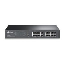 Switch TP-Link 16xRJ45 PoE+ Rack 1U Negro (TL-SG1016PE)