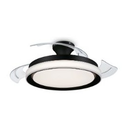 Ventilador Techo Philips + Plafón Negro (929004081701)