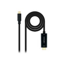 Nanocable USB-C/M a HDMI/M 1.8m Negro (10.15.5132)