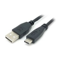 Cable EQUIP USB-A/M a USB-C/M 3m Negro (EQ128886)