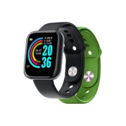 Smartwatch CELLY 1.44" BT Negro/Verde (TRAINERBEATGN)