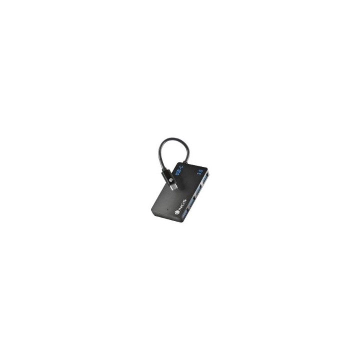 Hub NGS USB-C a 4xUSB-A 3.0 Negro (WONDERIHUB4)