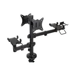 Soporte TooQ 2Monitores/TPV/Impresora/Lector (TQPM0002)