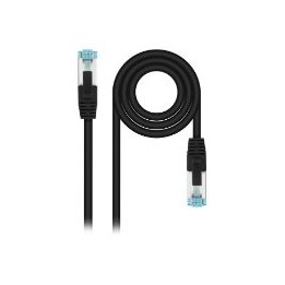 Nanocable RJ45 Cat.7 SFTP 1m Negro (10.20.1701-BK)