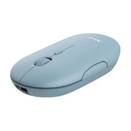 Ratón Trust Puck Óptico RF 2.4GHz Bluetooth Azul(24126)