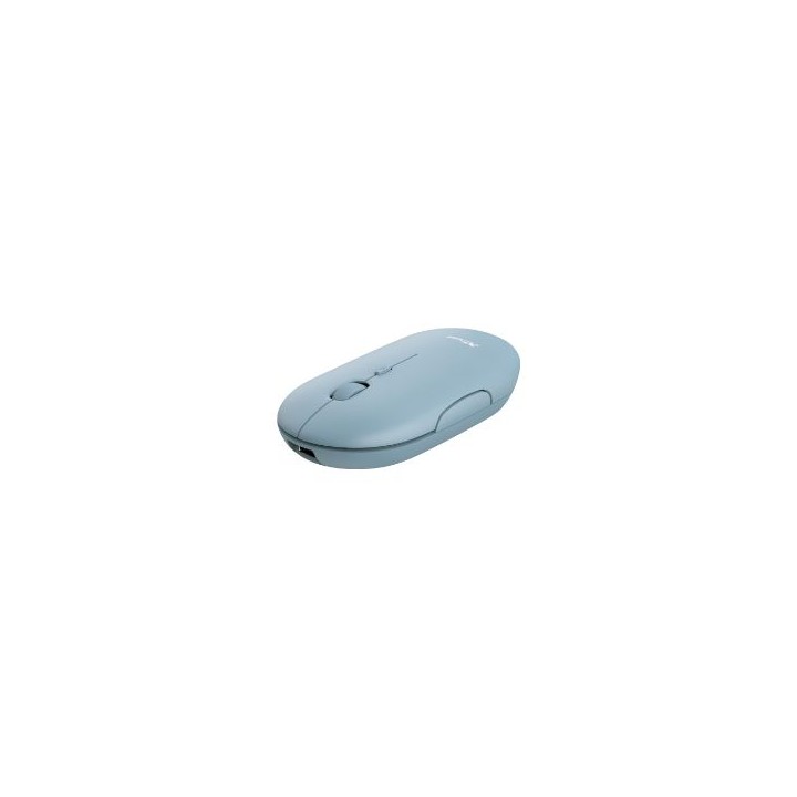 Ratón Trust Puck Óptico RF 2.4GHz Bluetooth Azul(24126)