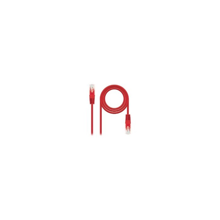Nanocable RJ45 Cat.6 UTP AWG24 1m Rojo (10.20.0401-R)