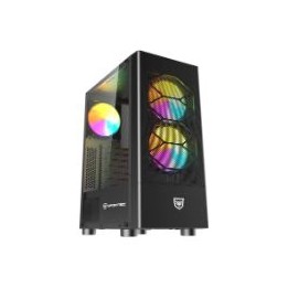 Caja Nfortec ATX mATX ITX Negra (NF-CS-CAELUM-BLACK)