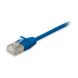 Cable EQUIP RJ45 Cat.6a S/FTP 0.5m Azul (EQ606133)
