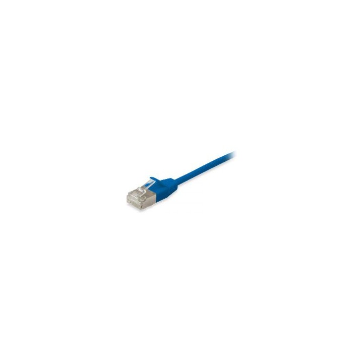 Cable EQUIP RJ45 Cat.6a S/FTP 0.5m Azul (EQ606133)