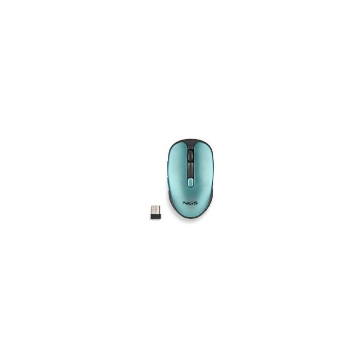Ratón NGS Óptico RF 2.4GHz 1600dpi Azul (EVORUSTICE)