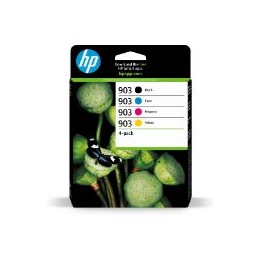 Tinta HP 903 Pack Negro/Tricolor 12.4ml/4.5ml (6ZC73AE)