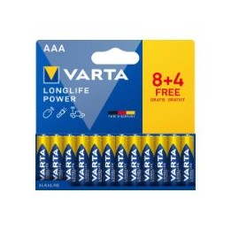 Pilas Varta Longlife Power AAA Blister 8+4 (4903121772)