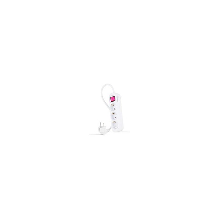 Regleta Nanocable 3xSchuko Interruptor (10.38.0003)