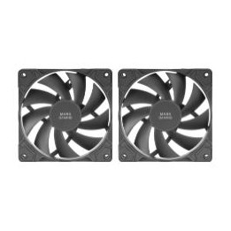 Ventilador Mars Gaming MF-PROX2 Kit 2 Negro (MFPROX2)