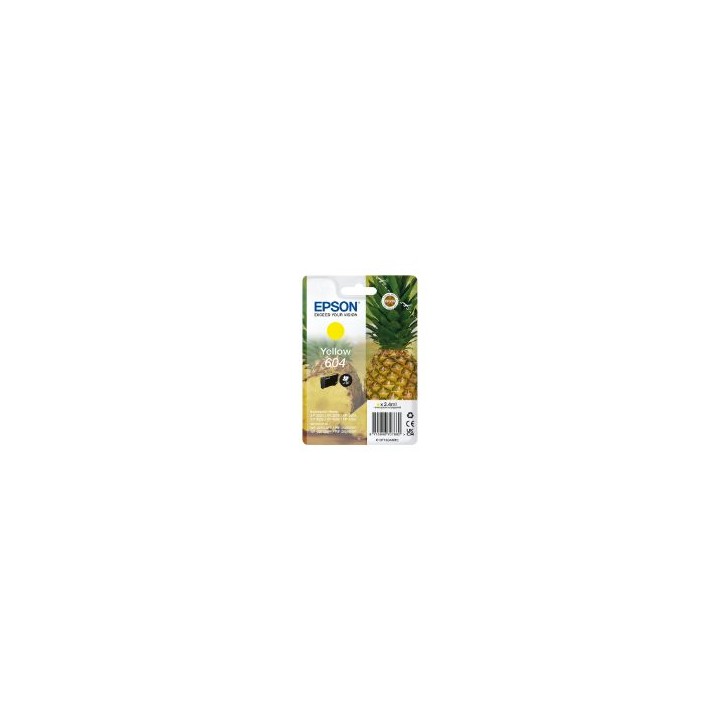 Tinta Epson 604 Amarillo 2.4ml 130 pág (C13T10G44010)