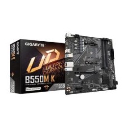 GIGABYTE B550M K:(AM4) 4DDR4 HDMI DP RJ45 mATX