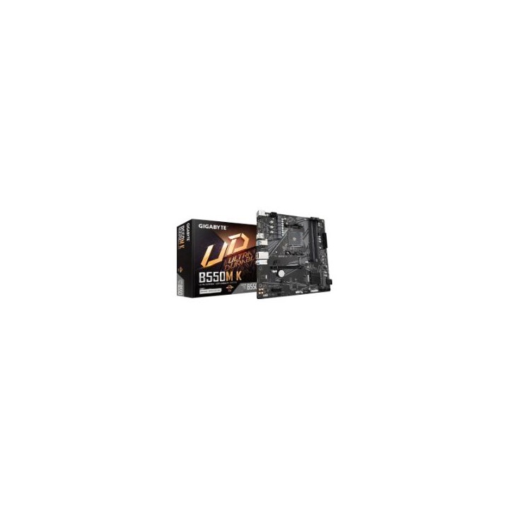 GIGABYTE B550M K:(AM4) 4DDR4 HDMI DP RJ45 mATX