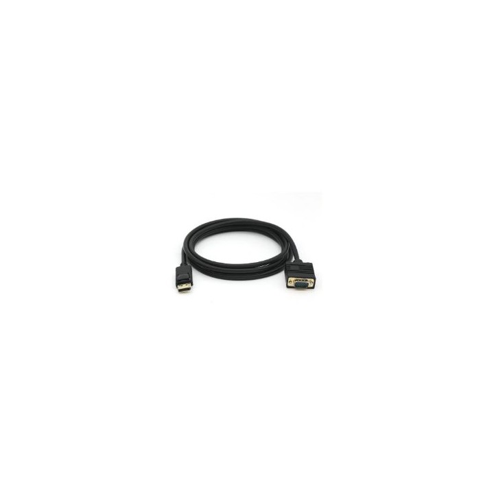 Cable EQUIP DP/M a VGA/M 2m Negro (EQ119338)