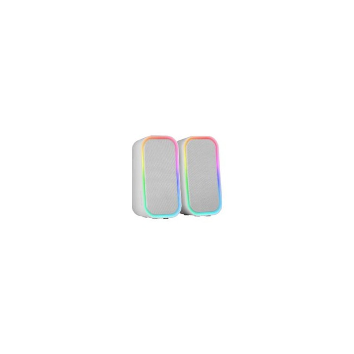 Altavoces Mars Gaming 2.0 20W RGB BT Blancos (MSOMW)