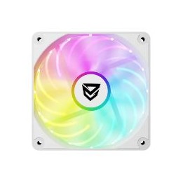 Ventilador Nfortec ARGB Blanco (NF-SFAN-KRATER-ARGB-W)