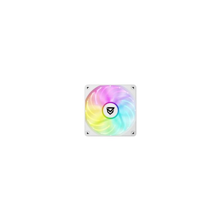 Ventilador Nfortec ARGB Blanco (NF-SFAN-KRATER-ARGB-W)