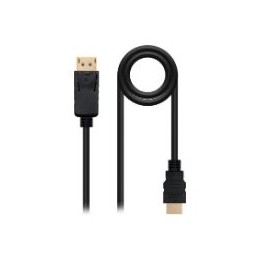 Nanocable DP/M a HDMI/M 10m Negro (10.15.4310)