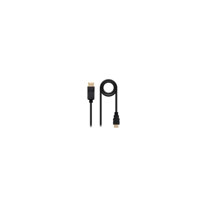 Nanocable DP/M a HDMI/M 10m Negro (10.15.4310)